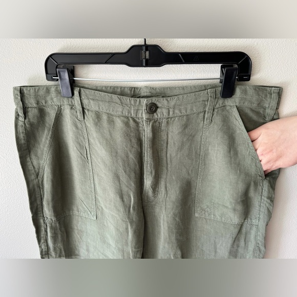 NWT Frame Le Beau Linen Pants - Picture 7 of 13